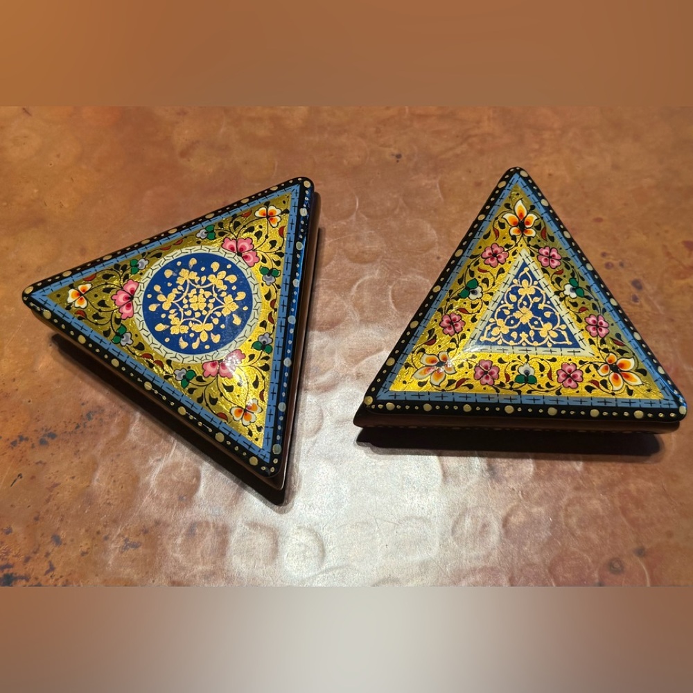 Two‎ Handcrafted Keepsake Boxes